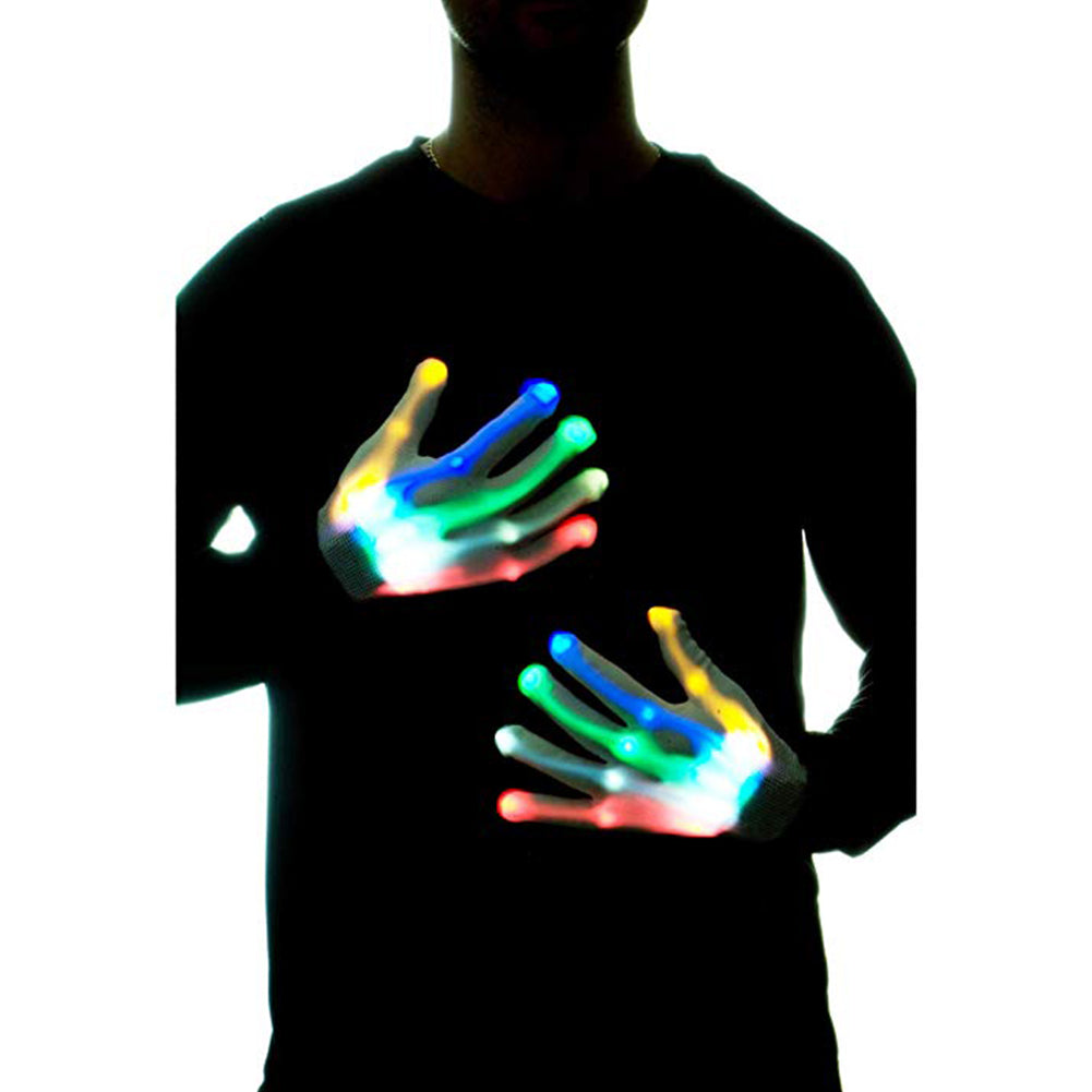 LED Gloves For Raves And EDM Music Festivals