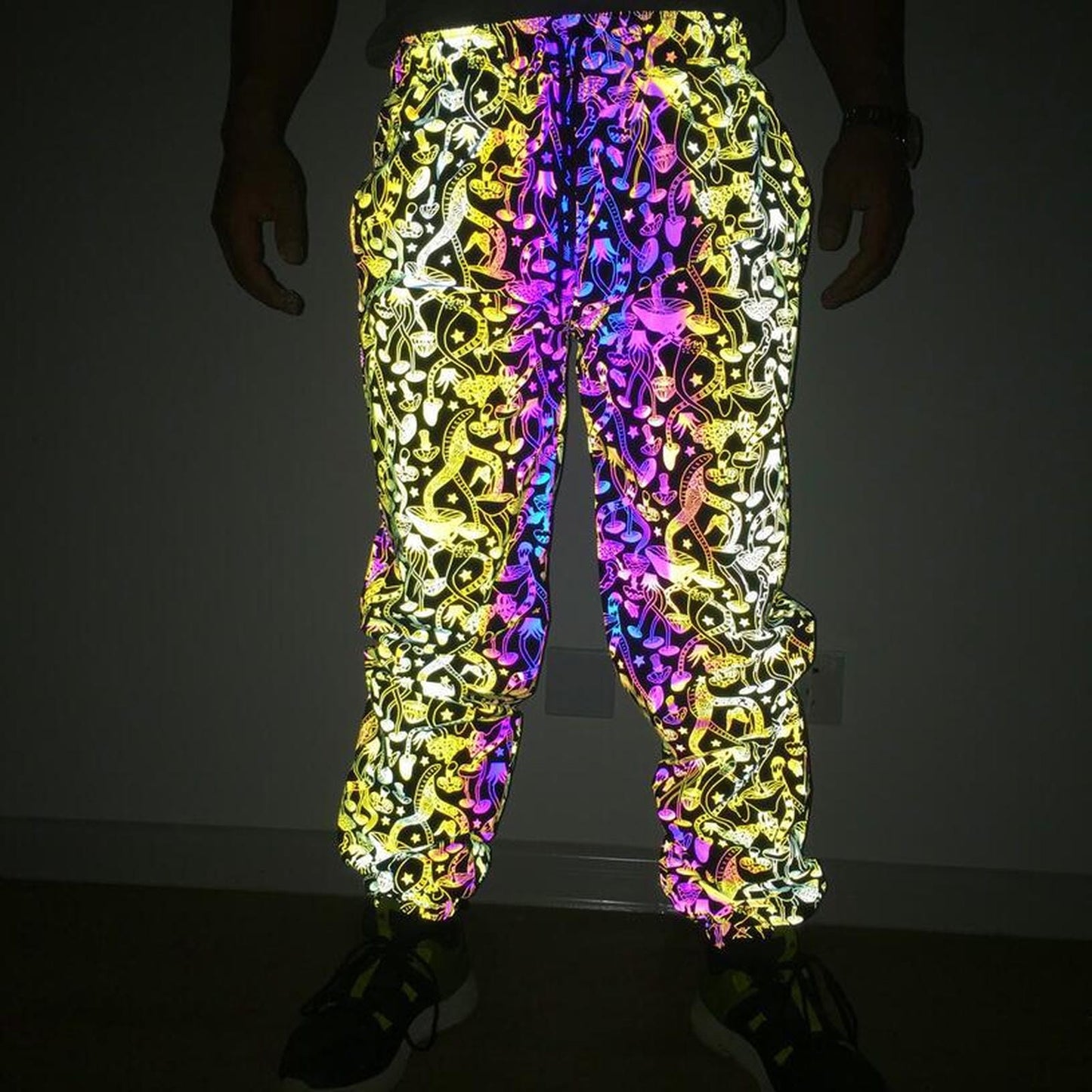 Festie Reflective Pants For Raves And EDM Festivals
