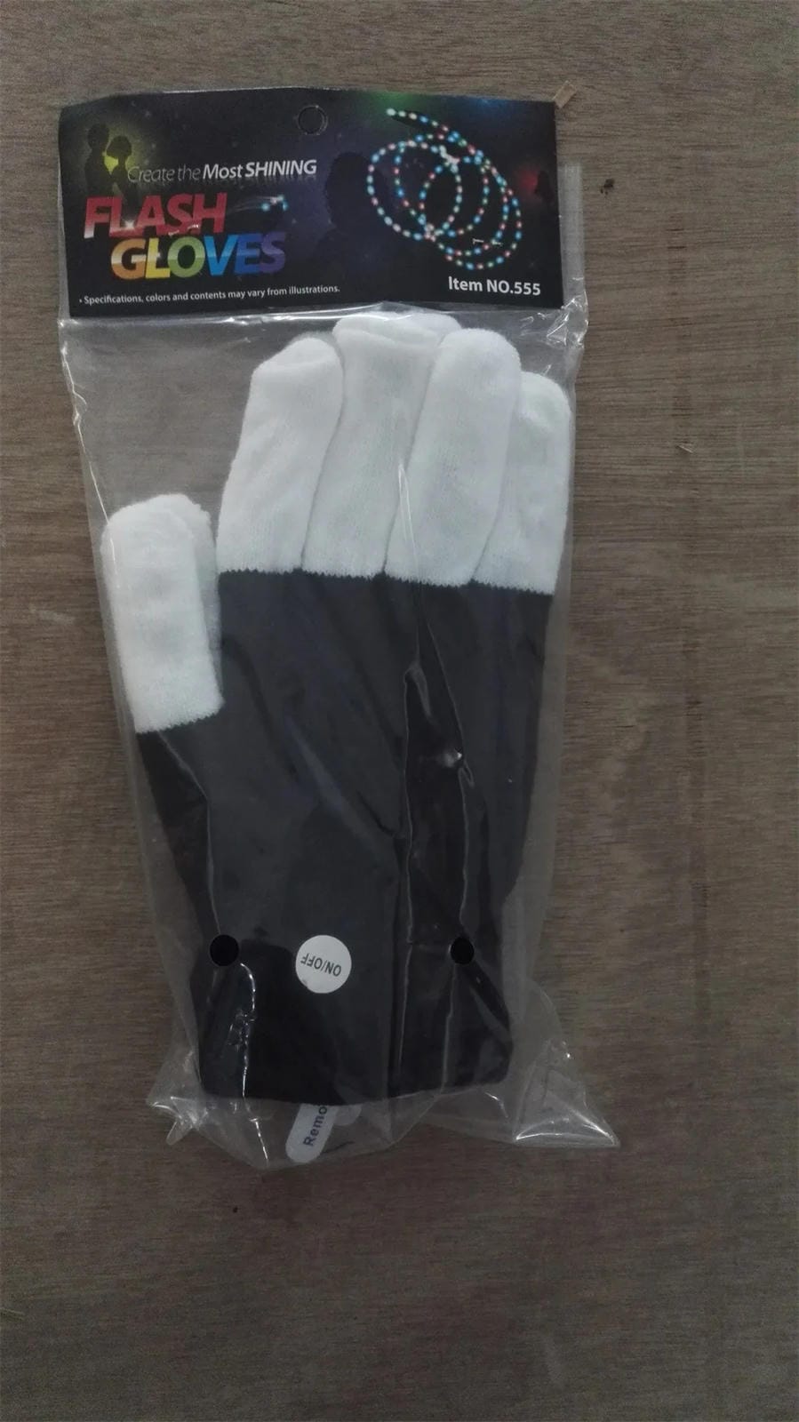 LED Glowing Gloves For EDM Music Festivals And Raves