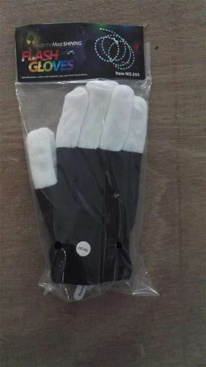 LED Glowing Gloves For EDM Music Festivals And Raves