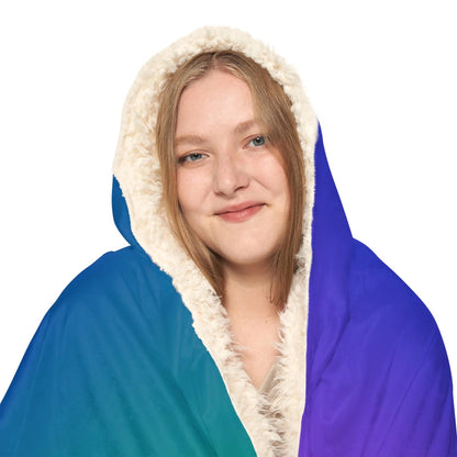 EDM Festival Gradient Hooded Snuggle Blanket