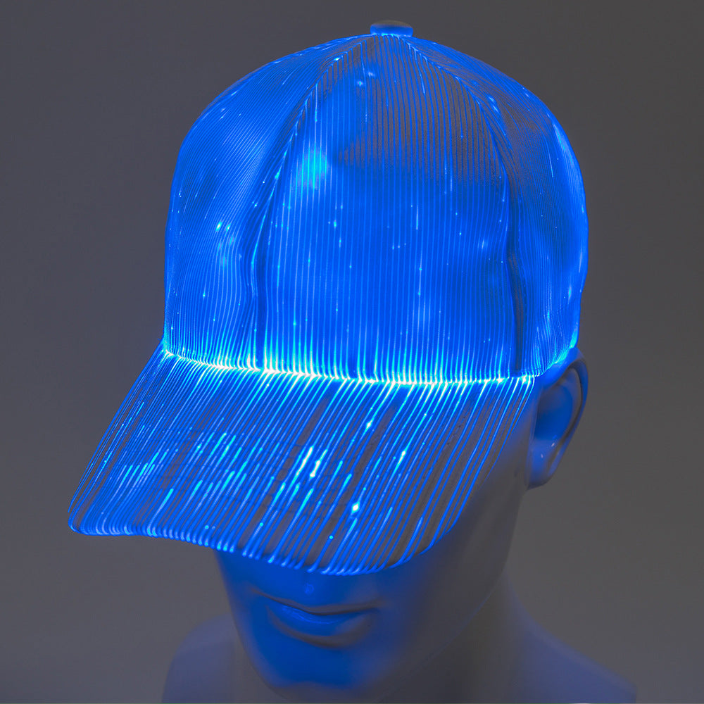 Led fiber Optic hat For EDM Festivals And Raves
