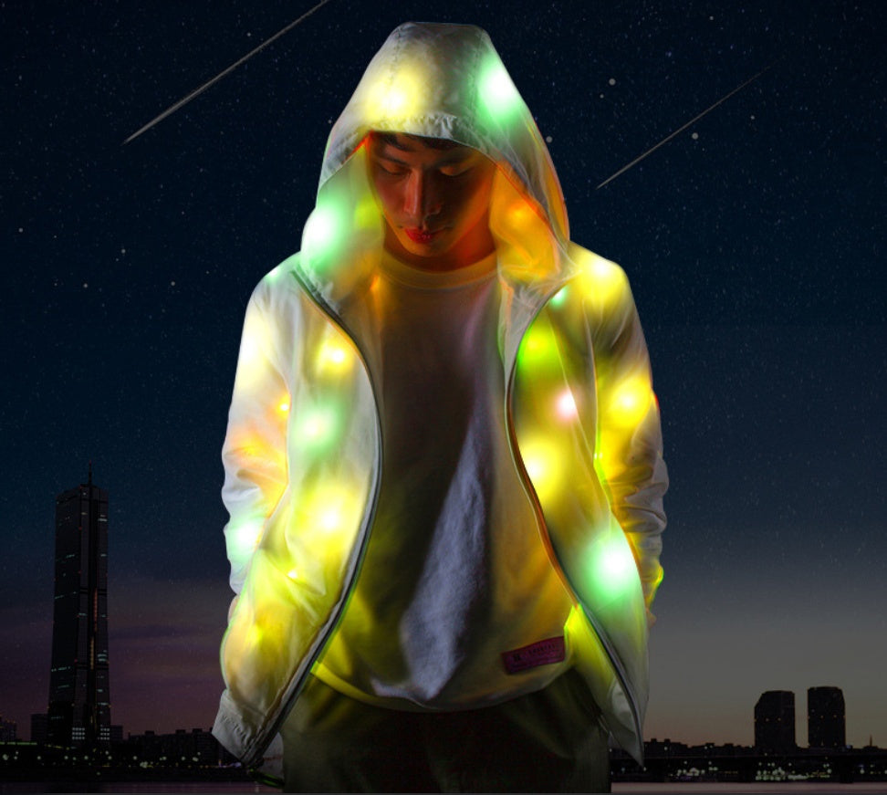 Colorful LED light clothes