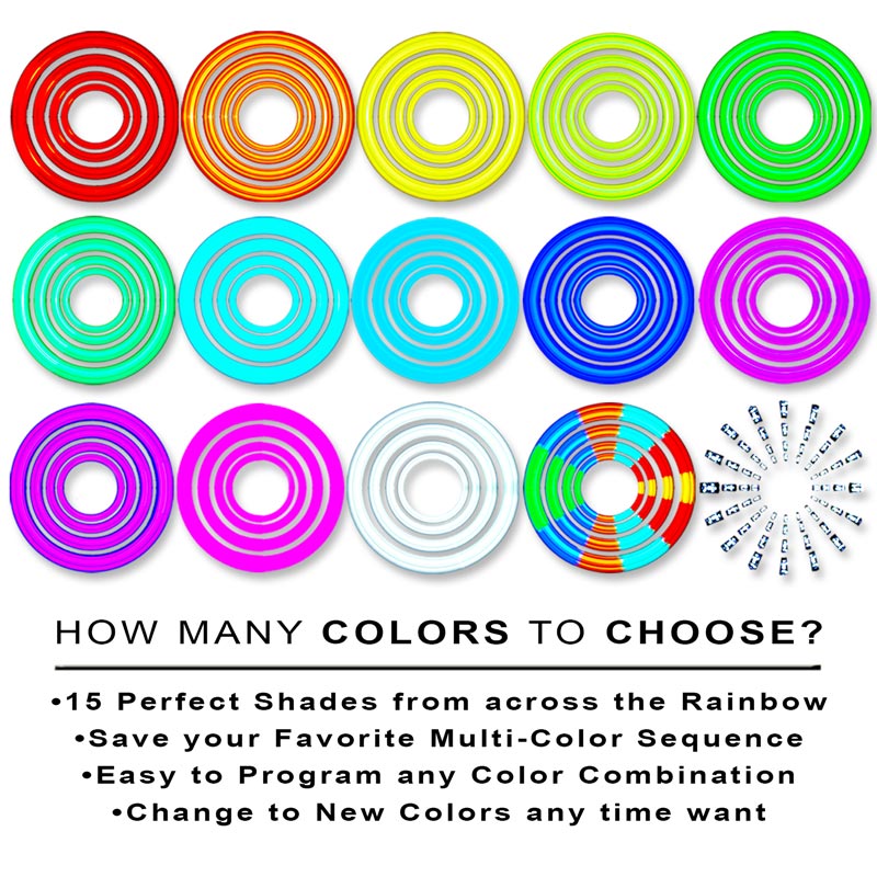 OrbPoi Pro LED Contact Poi for Epic Flow Arts and Rave Nights