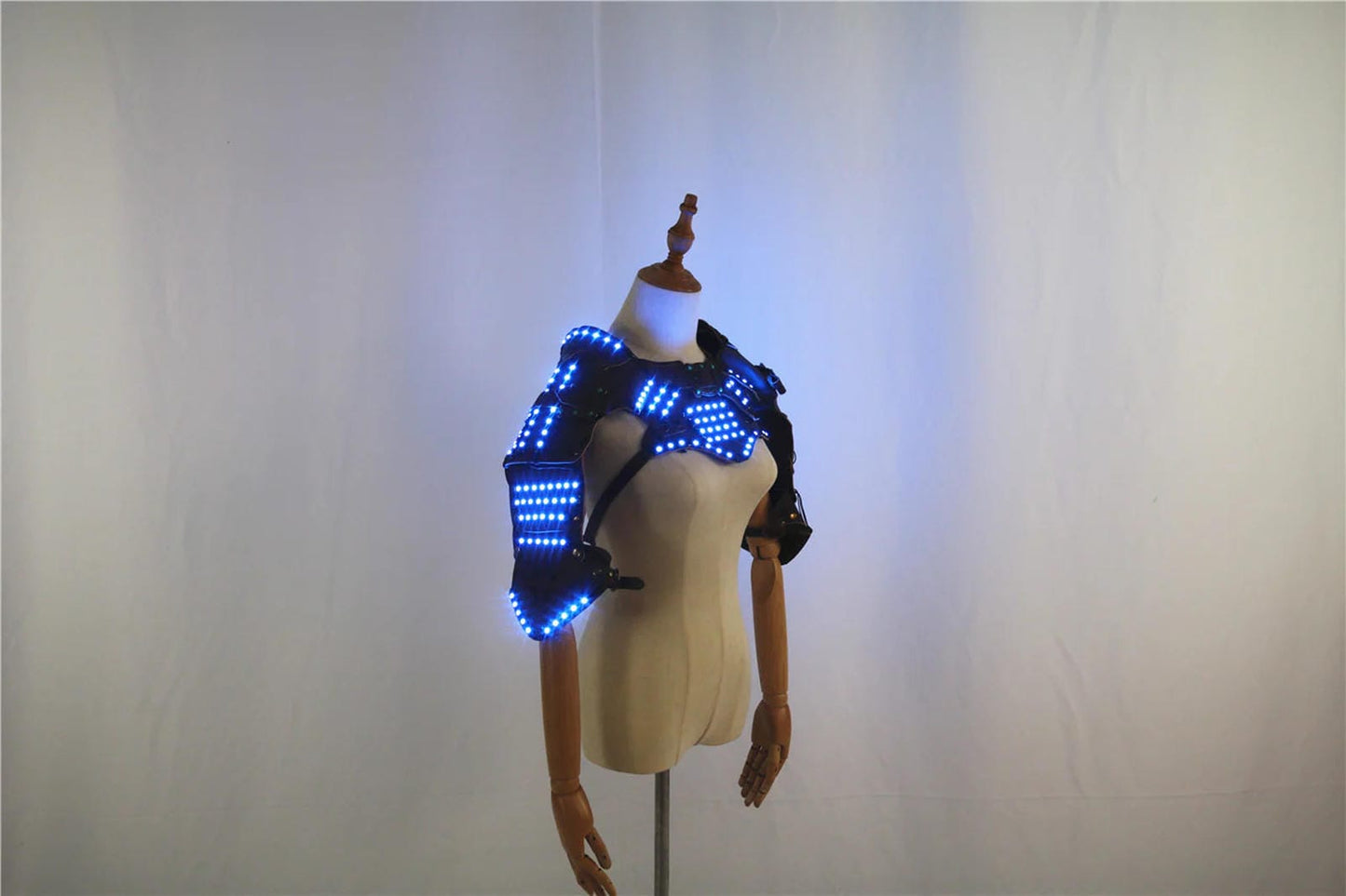 Glowing LED Clothes Armor Leather For Raves And EDM Music Festivals