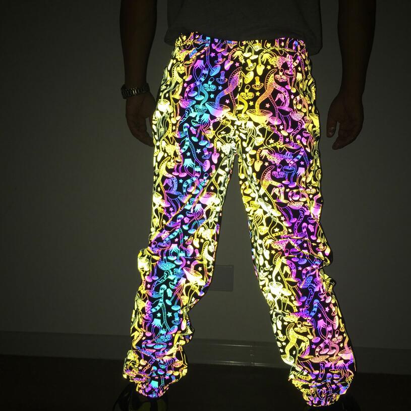 Festie Reflective Pants For Raves And EDM Festivals