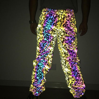 Festie Reflective Pants For Raves And EDM Festivals