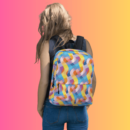 Abstract Festival Backpack - The Ultimate Companion for Your Rave Adventures