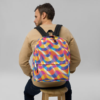 Abstract Festival Backpack for EDM Lovers