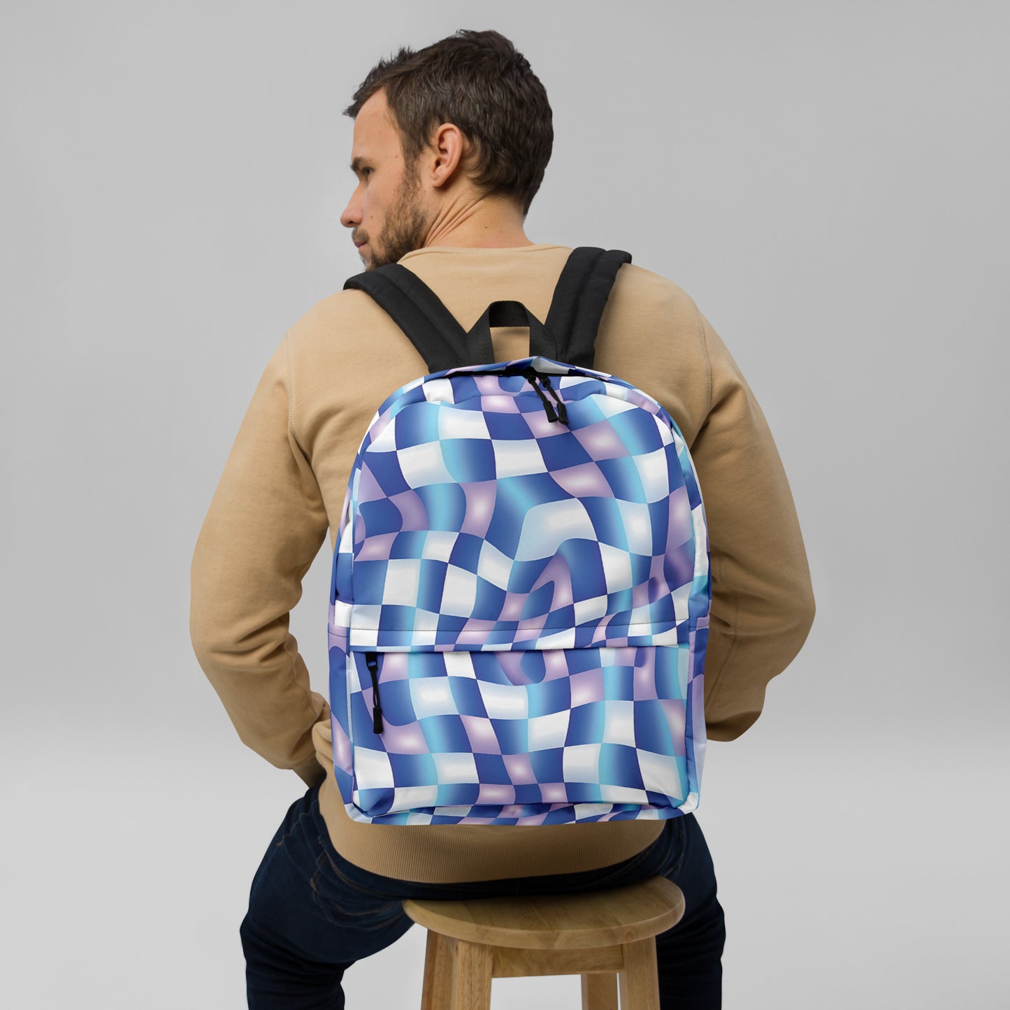 Playful Abstract Backpack for Festivals