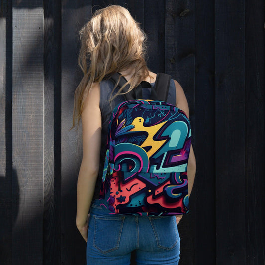 Graffiti Music Festival Backpack – Bold Rave Essential