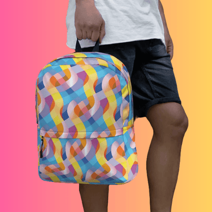 Abstract Festival Backpack - The Ultimate Companion for Your Rave Adventures