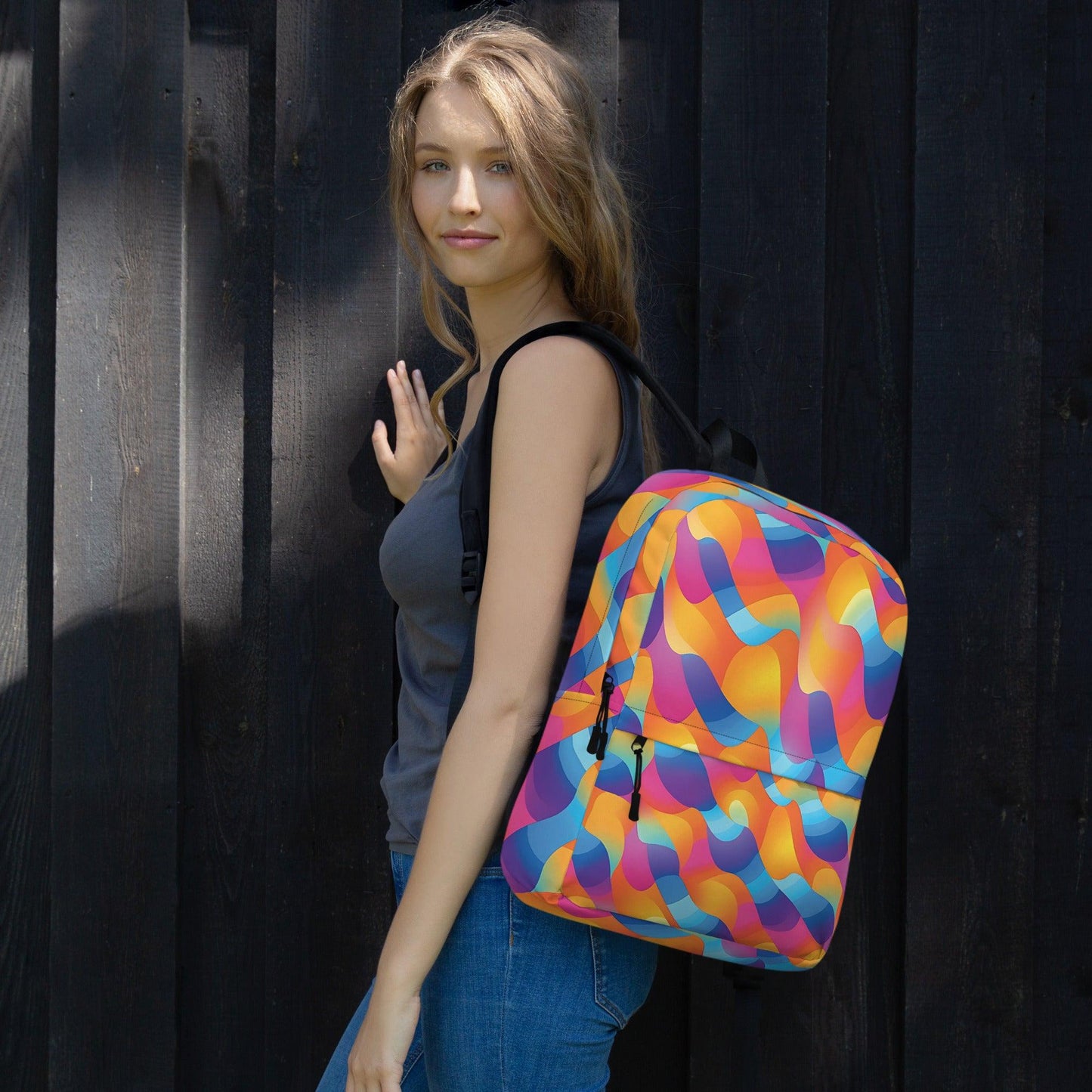 Abstract Rave Backpack for Festivals