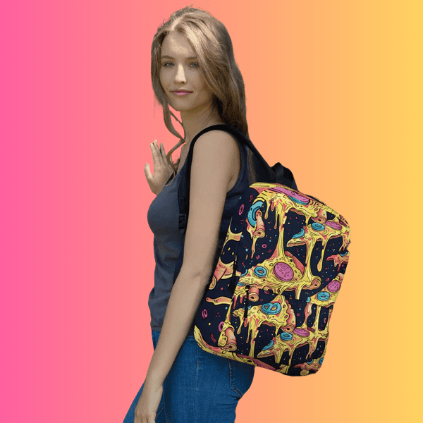 Melting Pizza Festival Bag - Essential Rave Accessory for EDM Lovers
