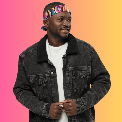 Vibrant Abstract Bandana for Raves and Festivals