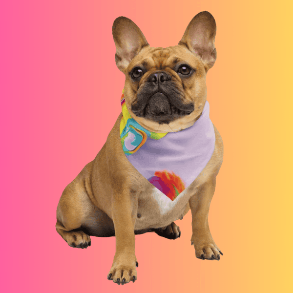 Psychedelic Alcohol Ink Festival Bandana for Rave Lovers