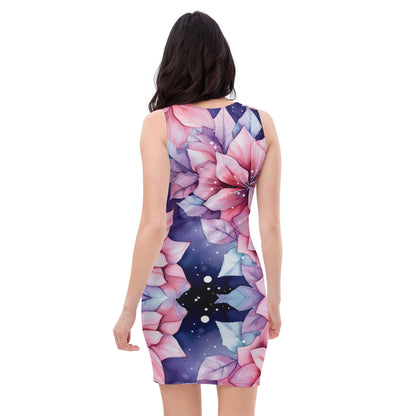 Vibrant Flower Bodycon Dress for Festivals