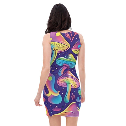 Mushroom Bodycon Dress for Festivals