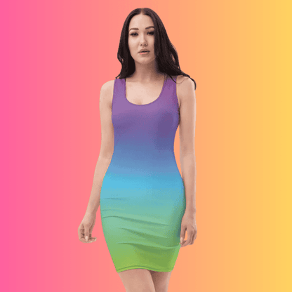 Electric Bodycon Dress for Raves and Festivals