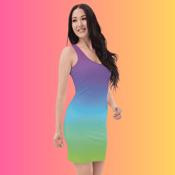 Electric Bodycon Dress for Raves and Festivals