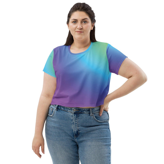 Radiant Crop Top Tee for Festivals