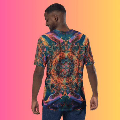 Psychedelic Festival Vibes Men's T-Shirt for EDM Lovers
