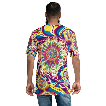 Trippy Abstract Men's Festival T-Shirt