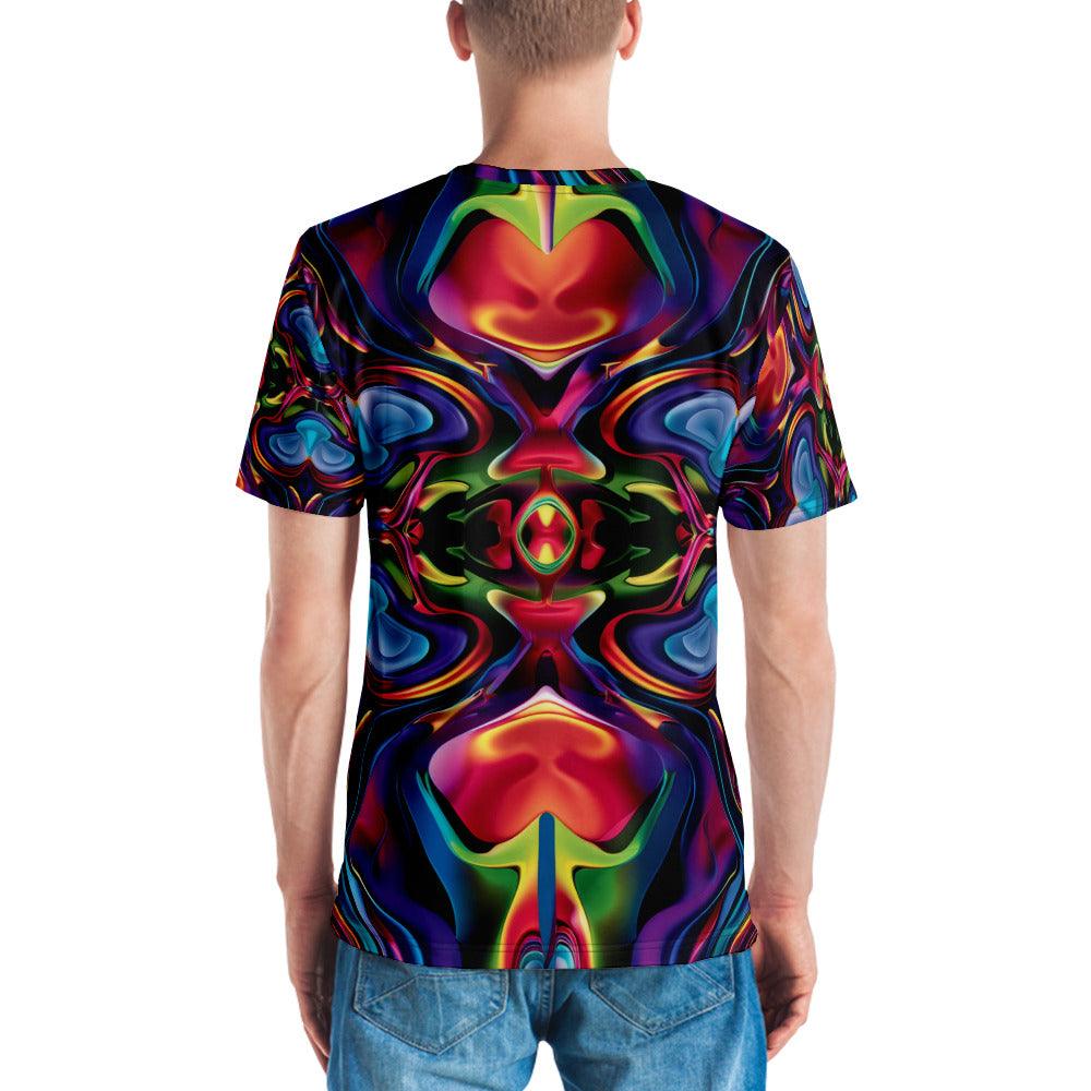 Trippy Abstract Men's Festival T-Shirt