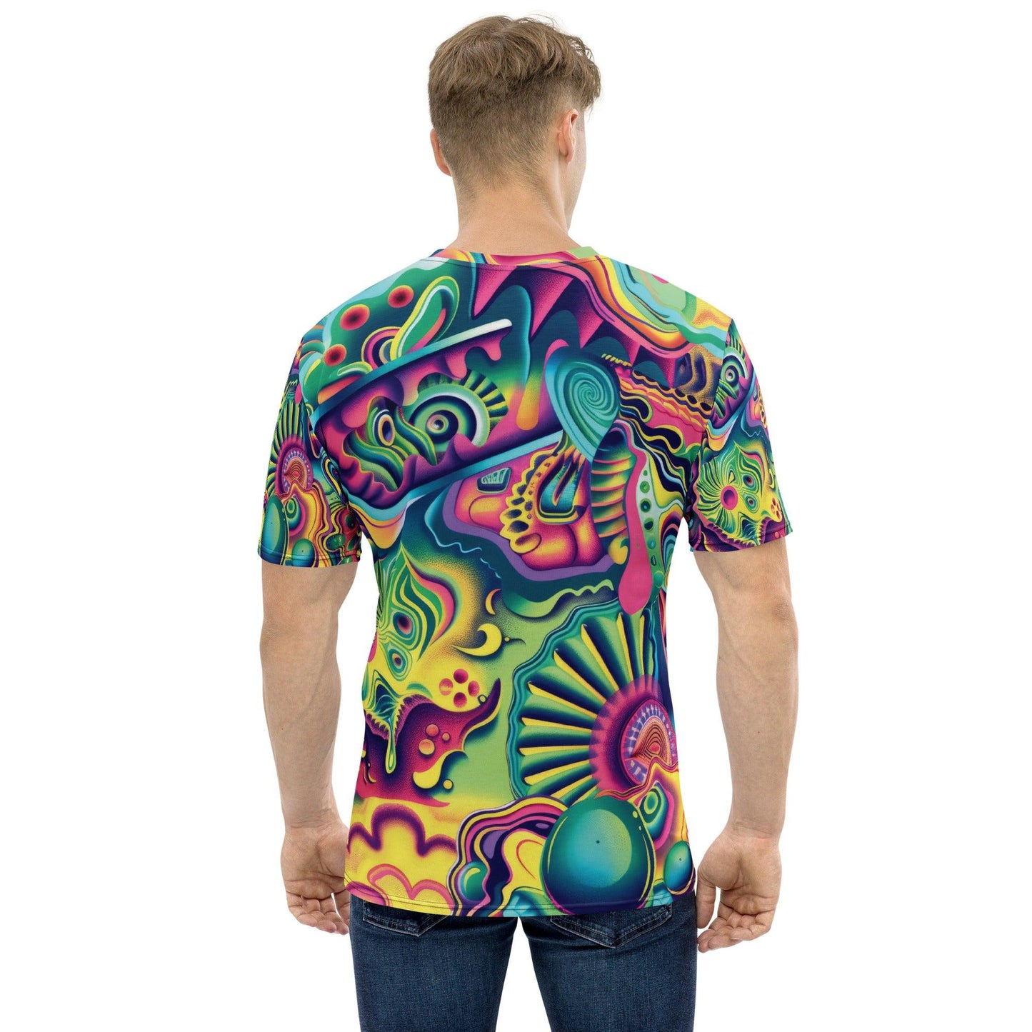 Trippy Abstract Men's Rave T-Shirt