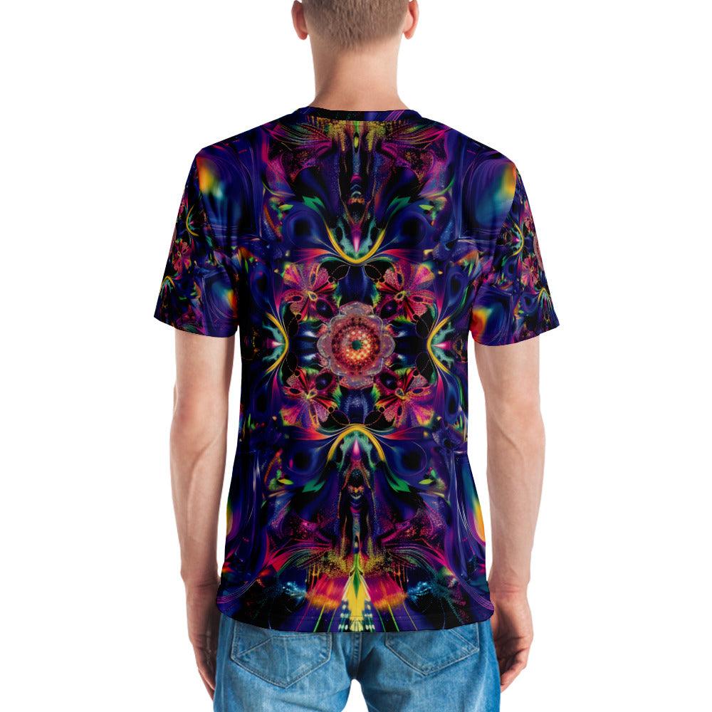 Trippy Abstract EDM Men's Festival T-Shirt