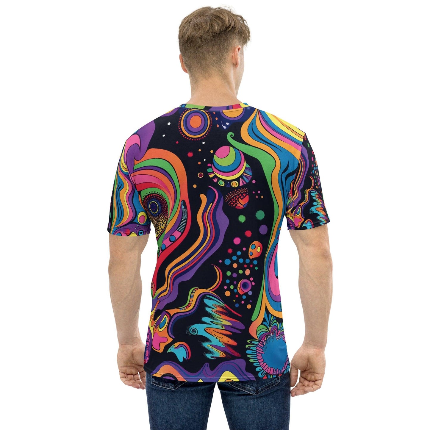 Trippy Abstract Men's Festival T-Shirt