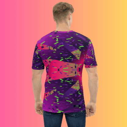 Men's Vibrant Festival Vibe T-Shirt for EDM Enthusiasts