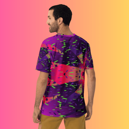Men's Vibrant Festival Vibe T-Shirt for EDM Enthusiasts