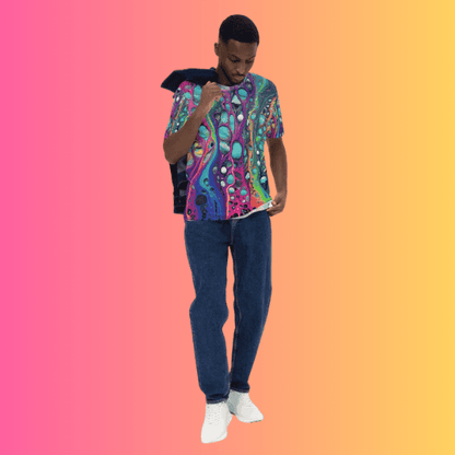 Psychedelic Vibes Men’s Festival T-Shirt - Ultimate Rave Gear