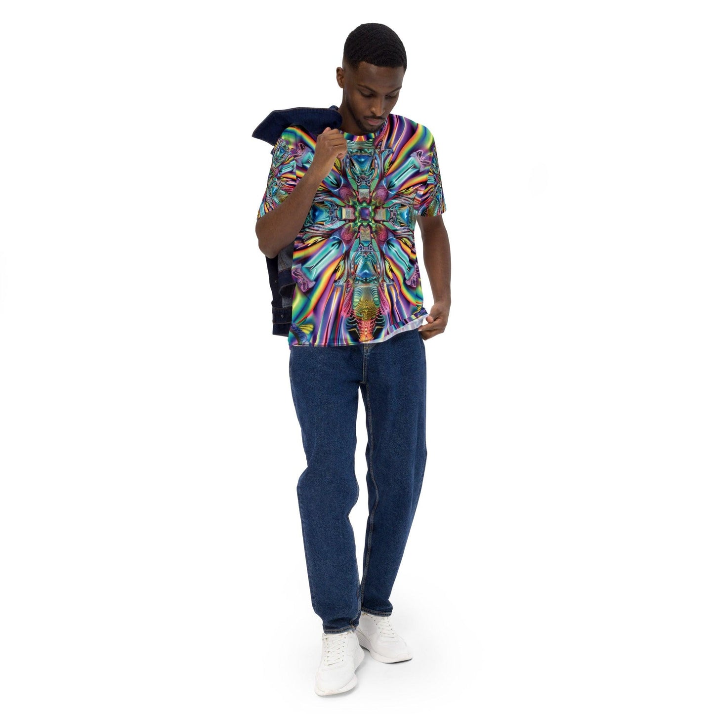 Trippy Abstract Rave Men's T-shirt