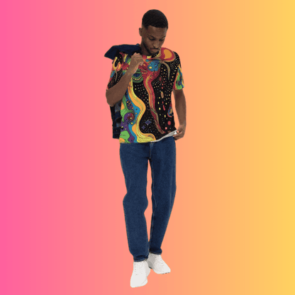 Psychedelic Festival Vibes T-Shirt for Men – Embrace the EDM Spirit
