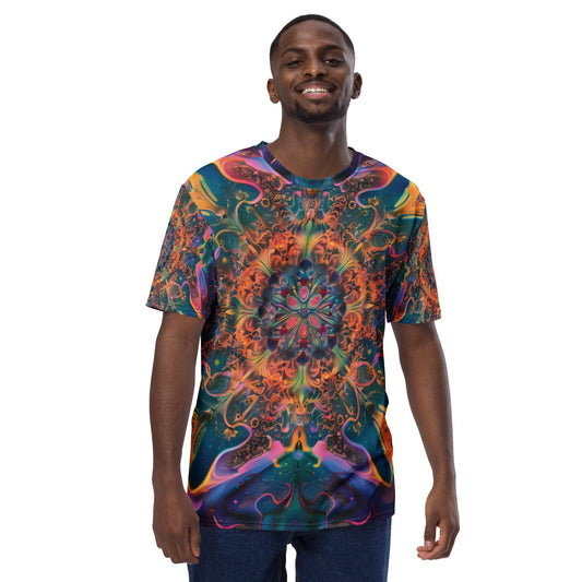 Trippy Abstract Men's Festival T-Shirt