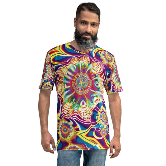 Trippy Abstract Men's Festival T-Shirt