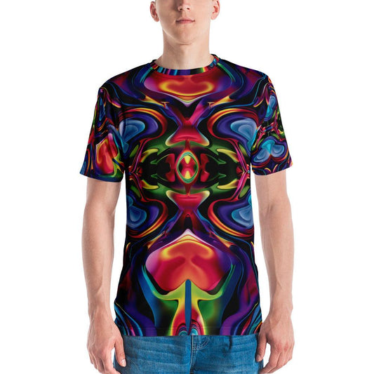 Trippy Abstract Men's Festival T-Shirt