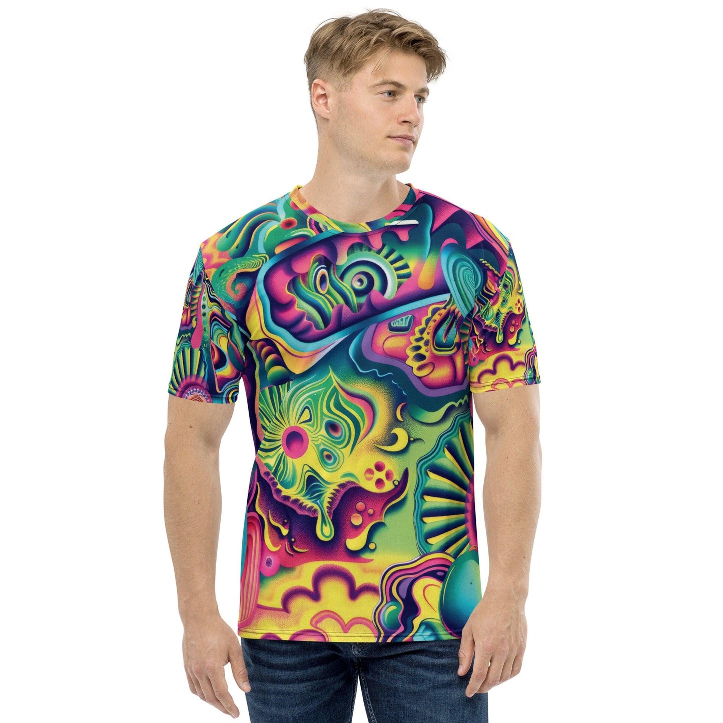 Trippy Abstract Men's Rave T-Shirt