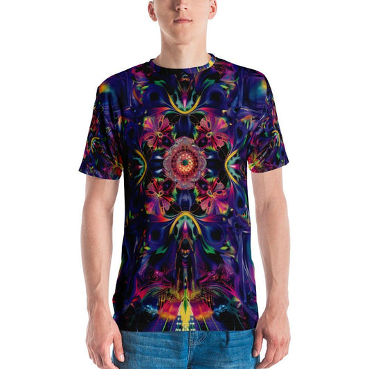 Trippy Abstract EDM Men's Festival T-Shirt