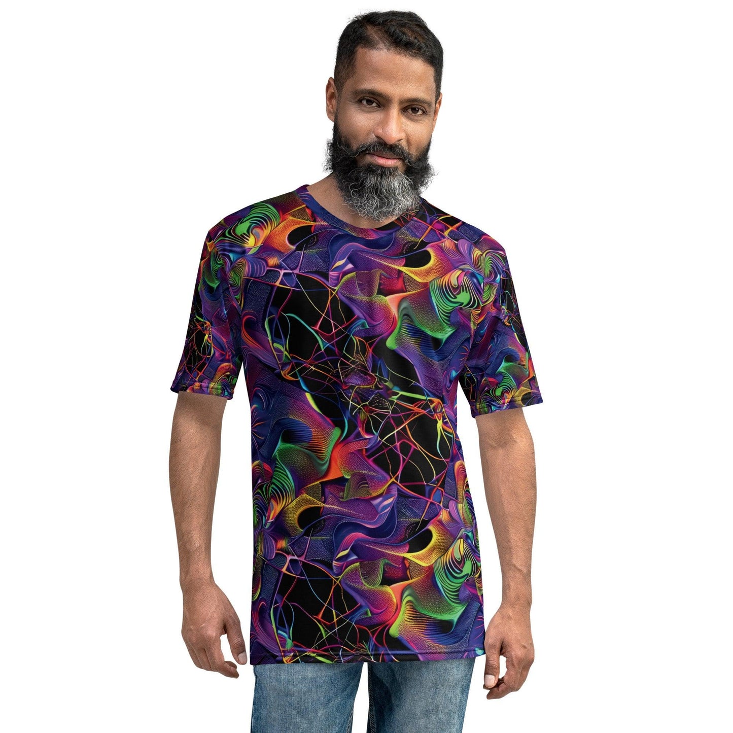 Trippy Abstract Men's Festival T-Shirt