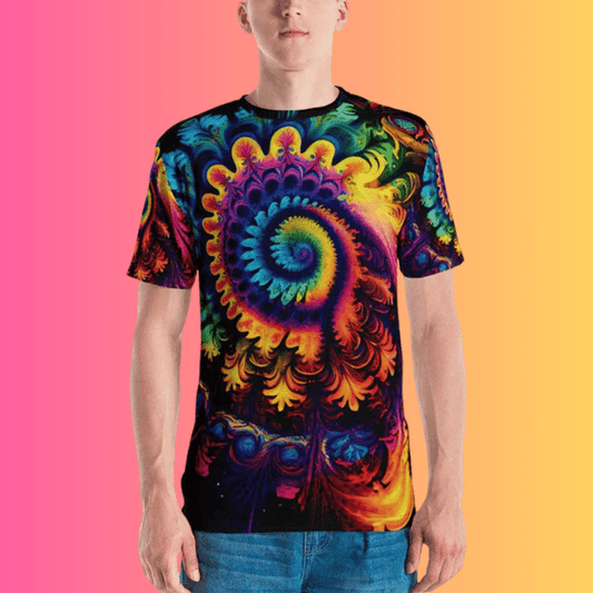 Vibrant Tie-Dye Festival T-Shirt for EDM Enthusiasts - Essential Gear for Music Lovers