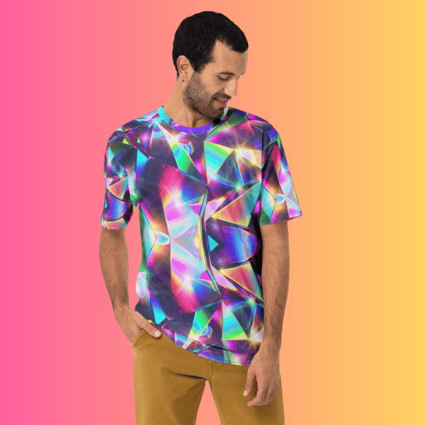 Vibrant Men’s Festival Vibes T-Shirt for EDM Lovers