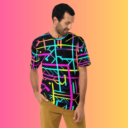 Men's Vibrant Festival Vibes T-Shirt - Perfect Rave Gear for EDM Lovers