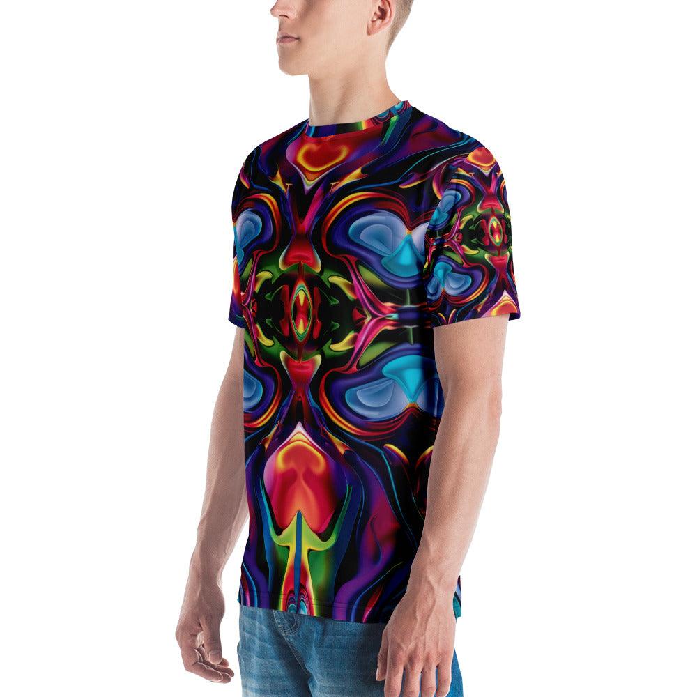 Trippy Abstract Men's Festival T-Shirt