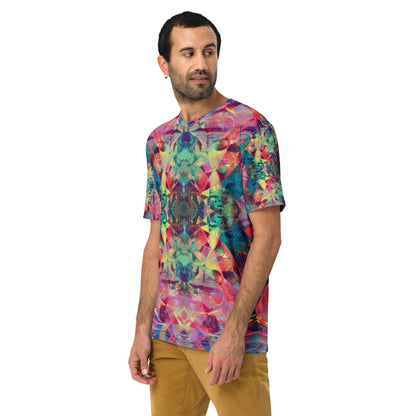 Vibrant Trippy Abstract EDM Men's T-Shirt