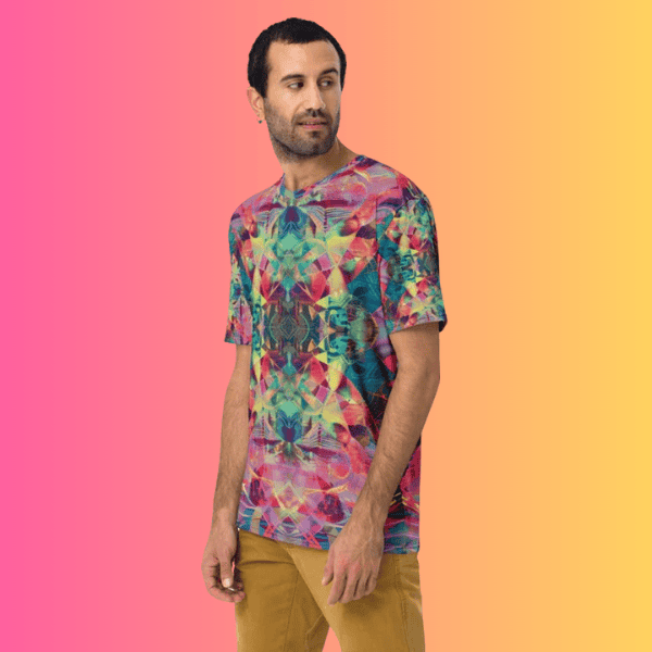Electrifying Trippy Abstract EDM T-Shirt for Passionate Festival Goers