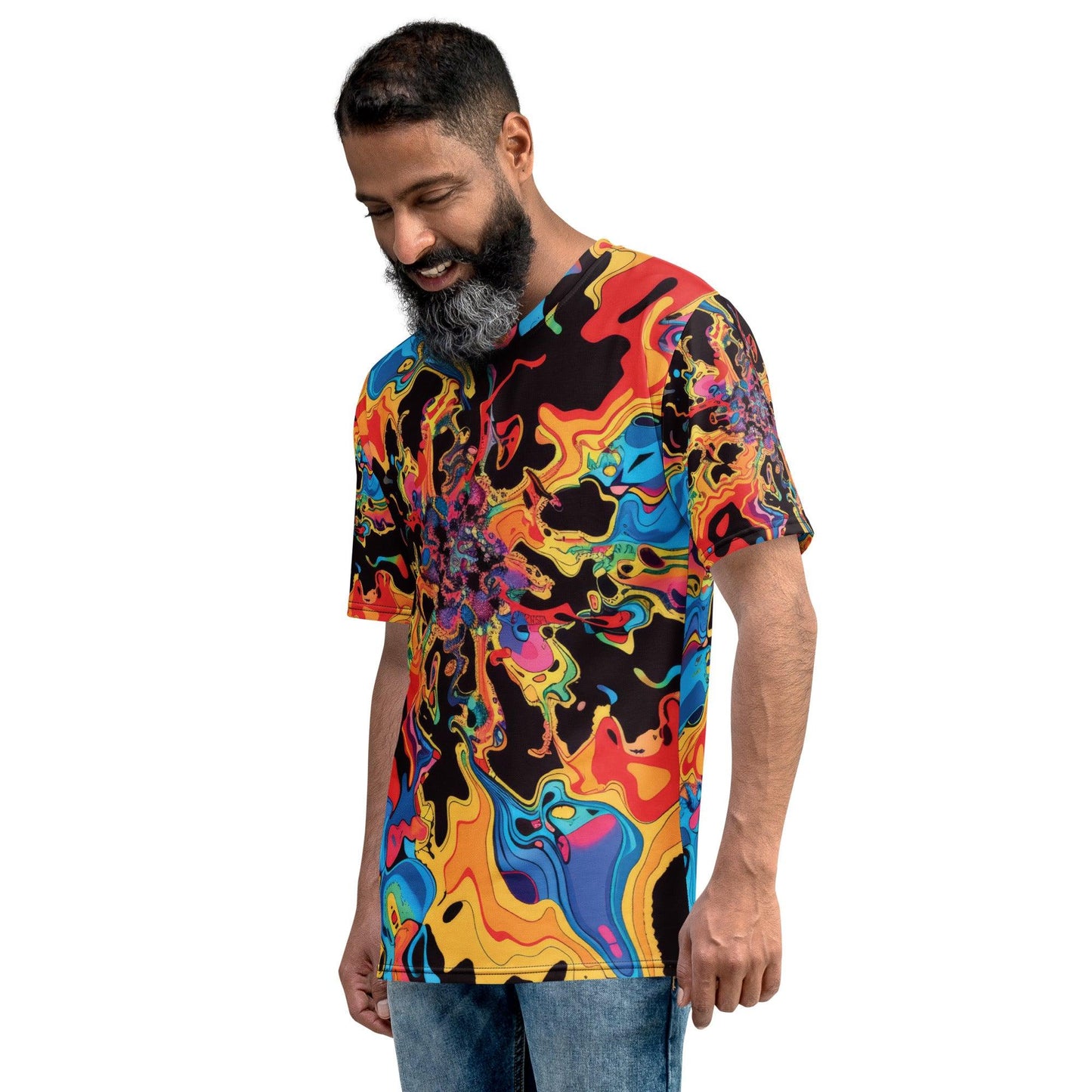 Trippy Abstract Men's Rave T-Shirt