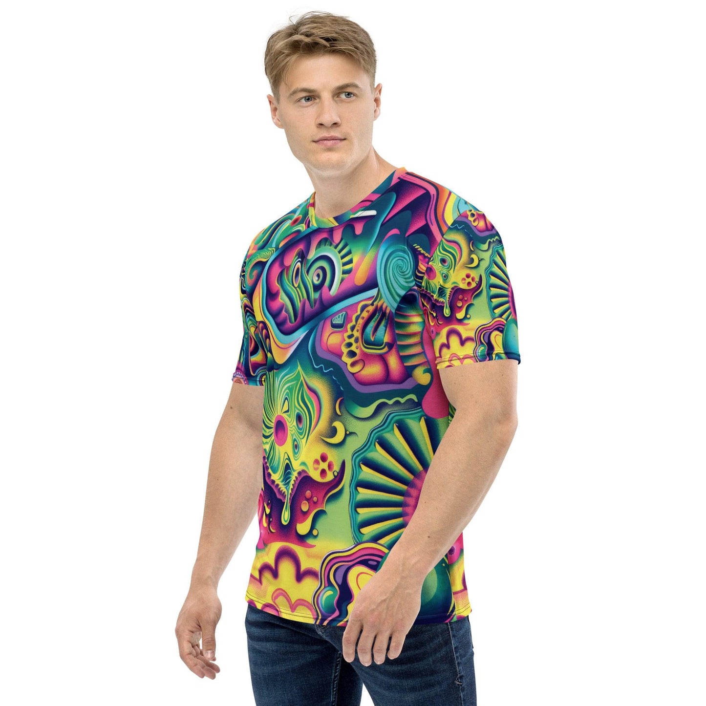 Trippy Abstract Men's Rave T-Shirt